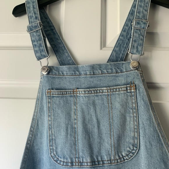 NWT Light Wash Straight Leg Denim Overalls - Picture 7 of 13
